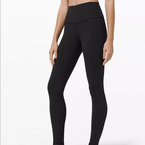 Lululemon High Rise Lyon Wunder Under Leggings size 4 Black